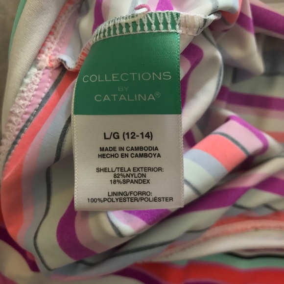 Multicolor striped tankini - Picture 3 of 3